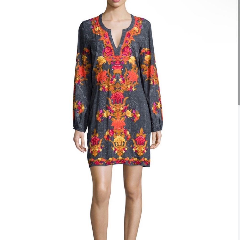 HEMANT & NANDITA Vibrant Mini Dress